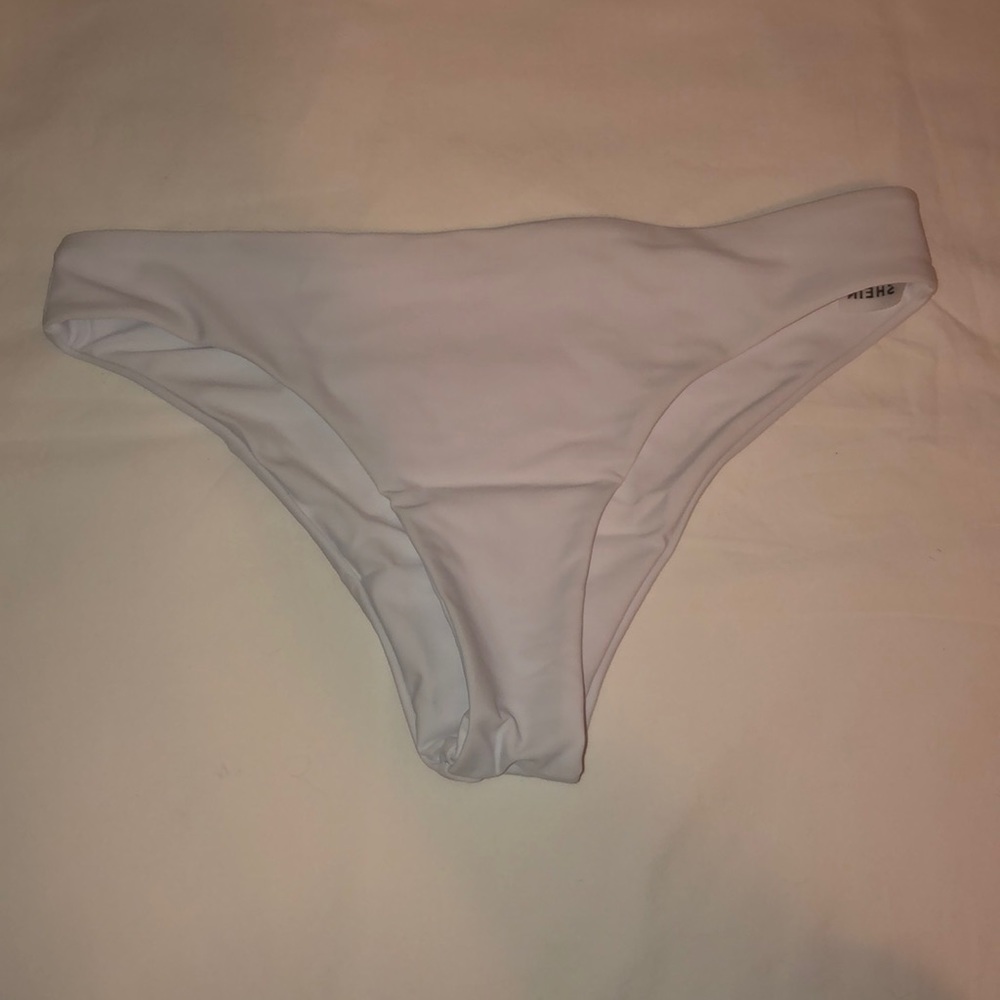 White Bathing Suit Bikini Bottoms